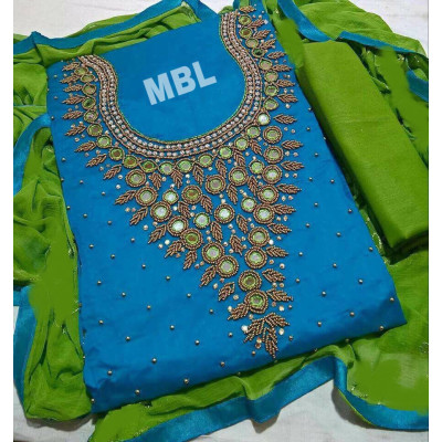 Modal Chanderi Cotton Suit